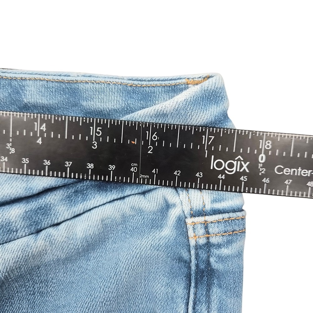 Good‎ American Good Curve Straight Distressed Jeans Size 18 Light Wash GCST960T - Picture 8 of 9